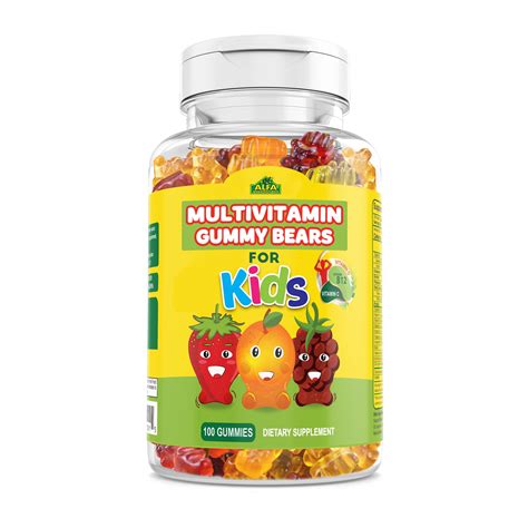 Alfa Vitamins Kids Complete Daily Gummy Vitamins: Multivitamin ...