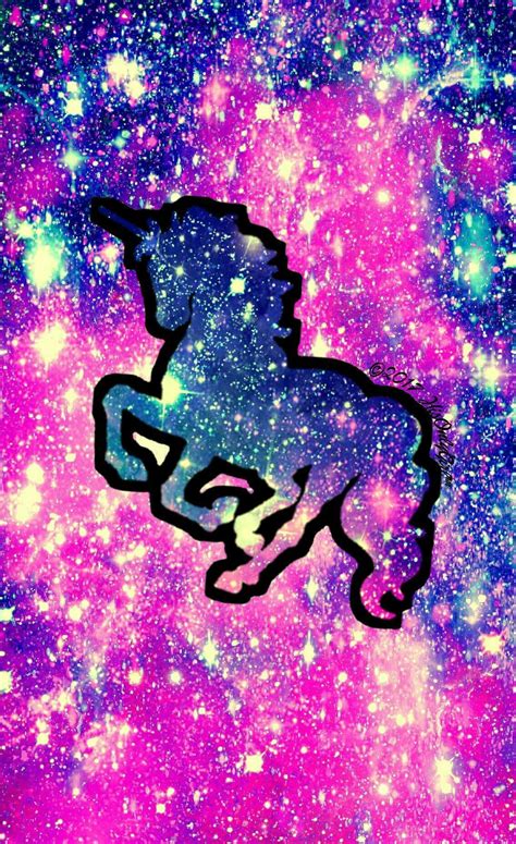 Galaxy Wallpaper Cute Unicorn | Ponari Wall