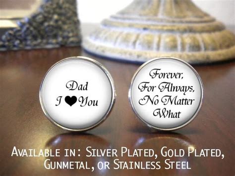 Father Of The Bride Cufflinks - Personalized Cufflinks - Dad I Love You ...