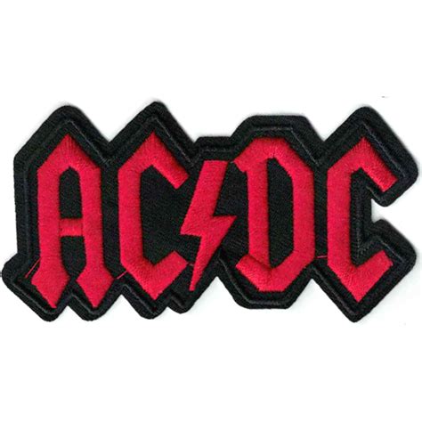 PATCH - AC/DC - AC-DC - ACDC - black and red letters | Patches | Roxie ...