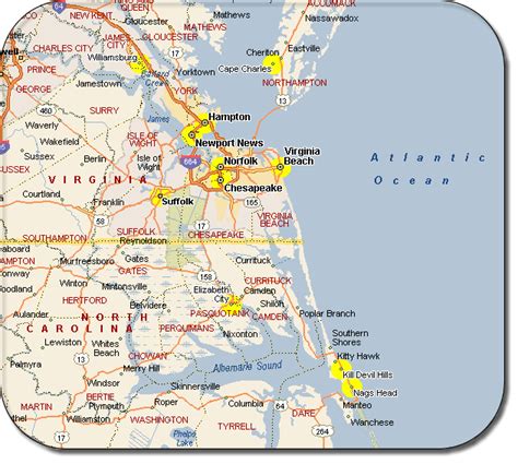 Virginia Beach Map - Free Printable Maps