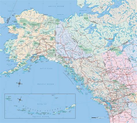 Alaska State Map