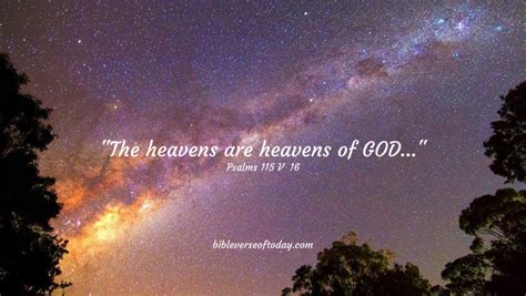 Between Heaven & Earth - BIBLE VERSE of TODAY