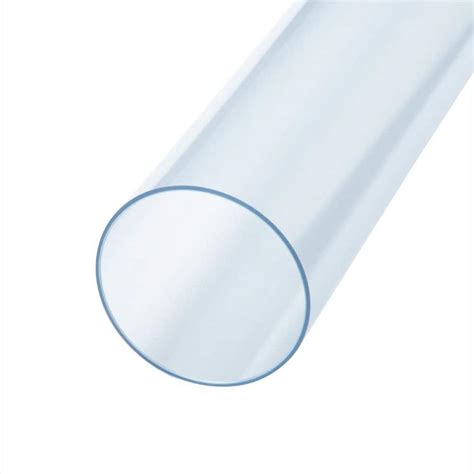 ‎POWERTEC 2-1/2 in. x 36 in. Long Clear Pipe for Dust Collection Hose ...