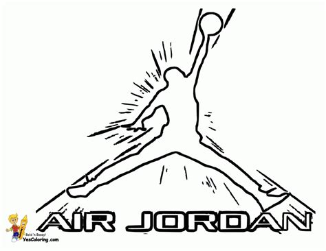 Air Jordan Coloring Pages - Coloring Home