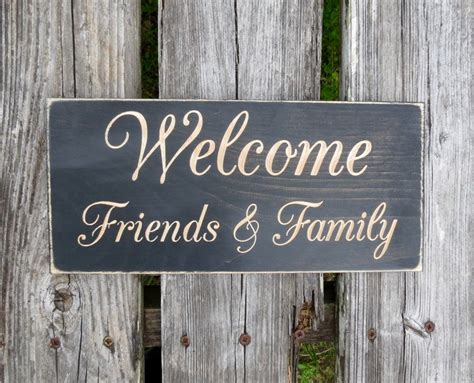 Welcome Friends and Family Sign,welcome Sign,welcome,family ...