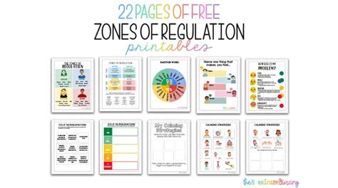 Zones Of Regulation Free Printables - PRINTABLE TEMPLATES