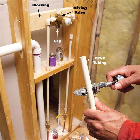 How To Install a Shower Pan | Shower plumbing, Diy shower installation ...