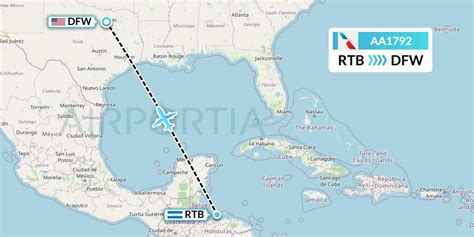 AA1792 Flight Status American Airlines: Roatan to Dallas (AAL1792)