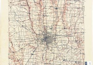 Jackson County Ohio Map Ohio Historical topographic Maps Perry Castaa ...