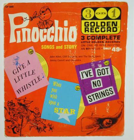 Pinocchio: Songs And Story (Vinyl) | Discogs