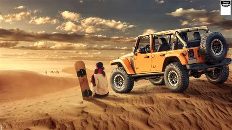 Jeep Wrangler Desert Off road Wallpaper - HD Car Wallpapers #8039