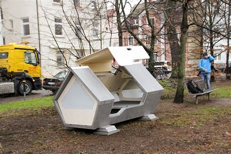 These solar-powered sleeping pods were designed to provide homeless ...