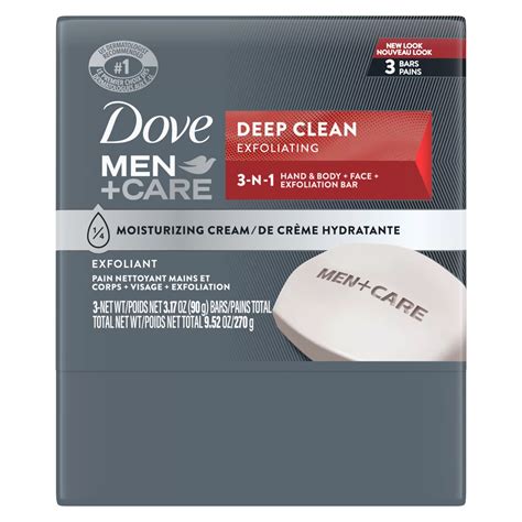 Dove Men+Care Bar Soap - Deep Clean - Shop Hand & bar soap at H-E-B