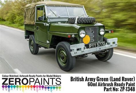 British Army Green (Land Rovers) Paint 60ml | ZP-1348 | Zero Paints