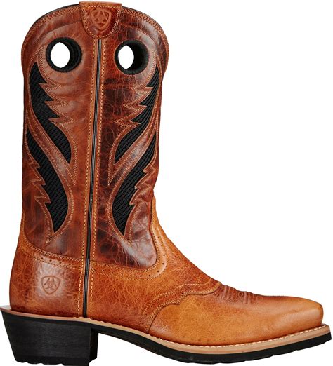 Ariat - Ariat Men's Heritage Roughstock VentTek Western Boots - Walmart ...