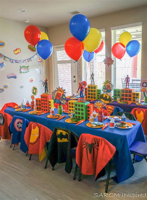 DIY Superhero Birthday Party — That Millennial Momma