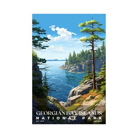 Georgian Bay Islands National Park Poster, Travel Print, Office Poster ...