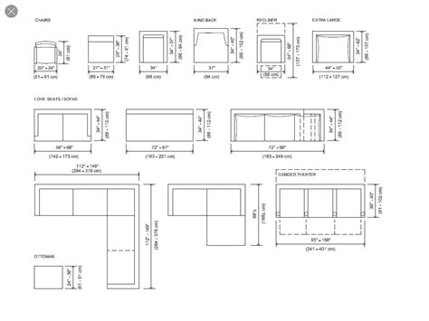 Standard Sofa Dimensions | Furniture dimensions, Living room furniture ...