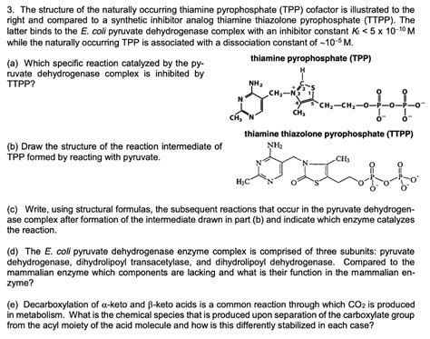 Thiamine Pyrophosphate Structure