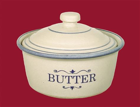 Butter Crock with Lid | Red Wing Stoneware & Pottery