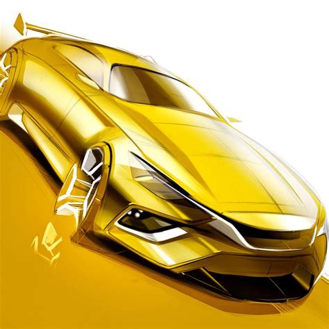 Car Drawing and Sketching Tutorial - How to Draw a Car on Behance | Car ...