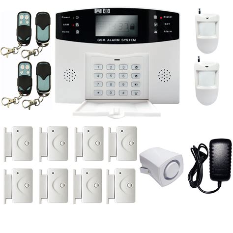 iMeshbean Wireless & Wired GSM Home Security Alarm Burglar Alarm System ...