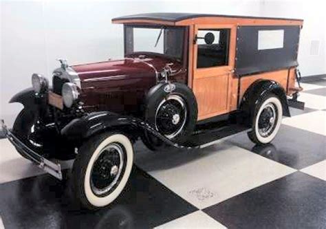 1930 FORD MODEL A HUCKSTER DELIVERY WAGON WOODIE COMPLETE RESTORATION