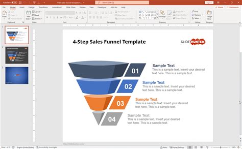 Free Sales Funnel PowerPoint Template & Presentation Slides