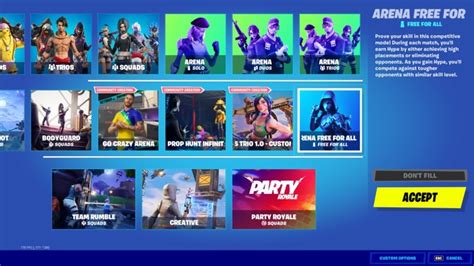 Fortnite: Arena Mode FFA Test Now Playable In-Game