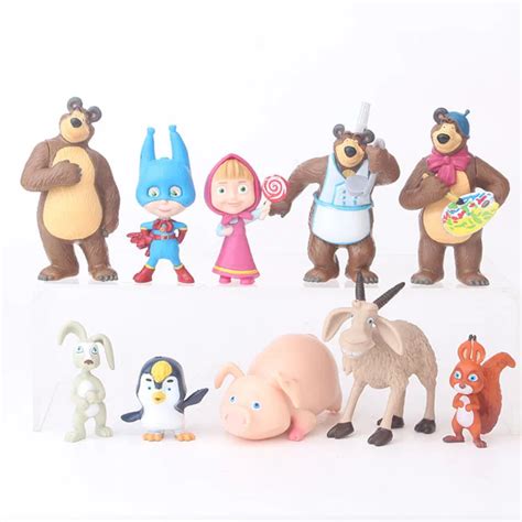 Disney 8 Styles Martha and The Bear Plastic Pvc Martha Garage Kit ...