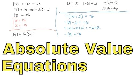 2 Solving Absolute Value Equations Practice And Problem C - Tessshebaylo