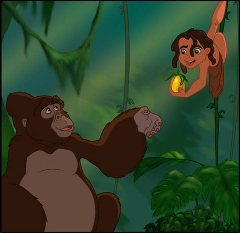 Kala and Tarzan - Walt Disney's Tarzan Fan Art (34805765) - Fanpop