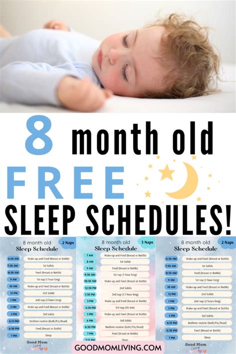 8 Month Old Sleep Schedule for Baby (And Nap Routine) - Good Mom Living