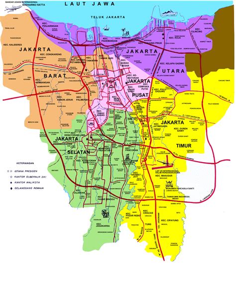 Jakarta Metro Map - http://travelsfinders.com/jakarta-metro-map.html ...