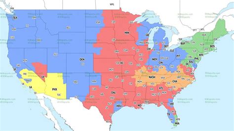 NFL Week 12 Coverage Map 2023: TV schedule, channel, and broadcast ...