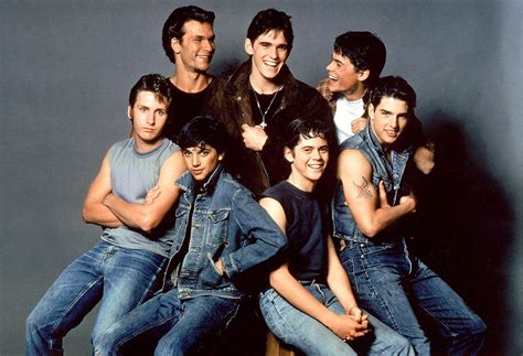 The cast of The Outsiders (1983). : r/OldSchoolCool