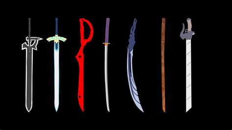 Swords-of-anime by stonecoldsam on DeviantArt