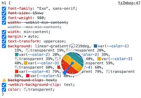 Multi Colored Text with CSS – Bram.us