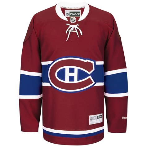 Montreal Canadiens Reebok 2015-16 Premier Replica Home NHL Hockey ...