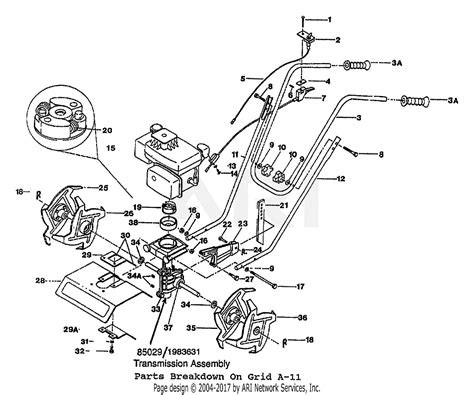 Diagram Troy Bilt Tiller Older Models