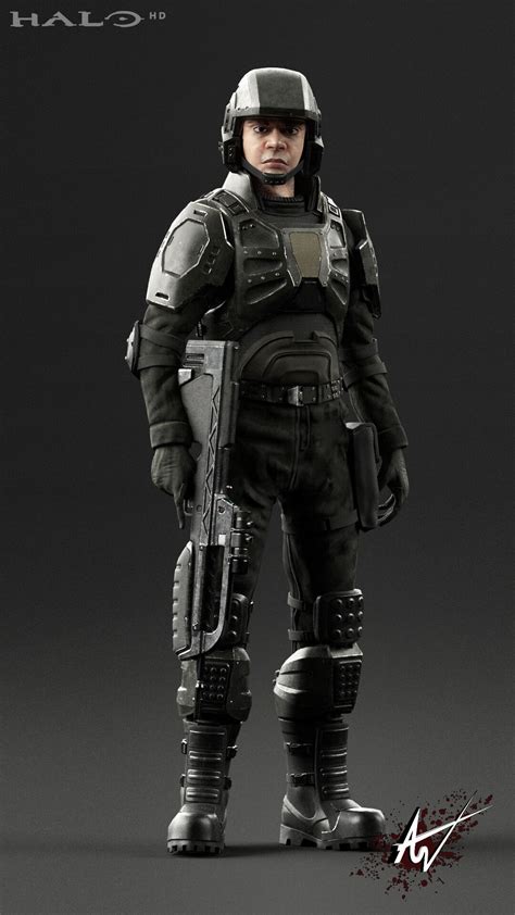 ArtStation - Halo 2 Marine (HD), Abimael Salazar | Halo armor, Halo ...