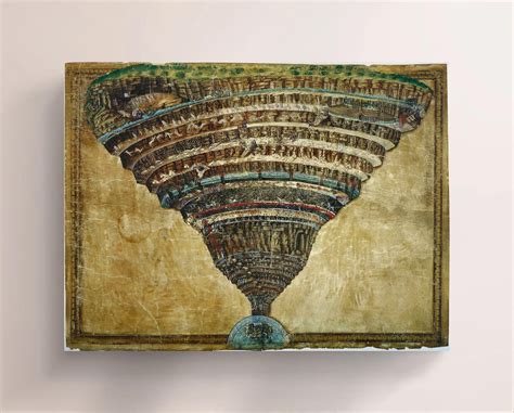 Botticelli Mappa Dellinferno Painting