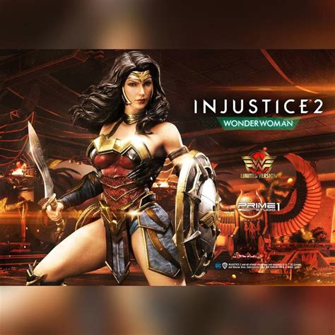 Premium Masterline Injustice 2 Wonder Woman Limited Version | | Prime 1 ...