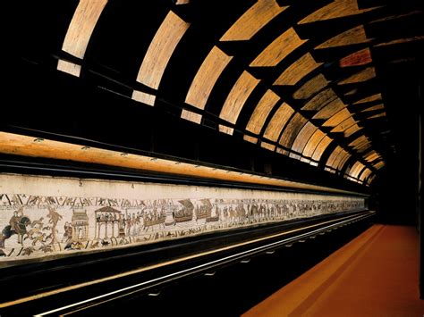 Bayeux Tapestry, still in Bayeux, Normandy, William the Conqueror ...