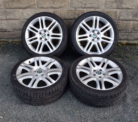 18" Genuine Skoda Superb alloy wheels tyres 5x112 Octavia VW Caddy ...