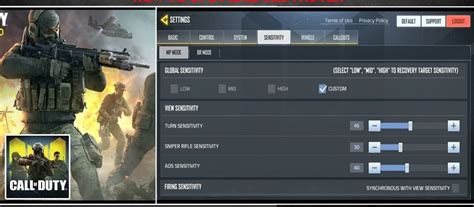 Call of Duty Mobile auto shoot settings - Modern Warfare