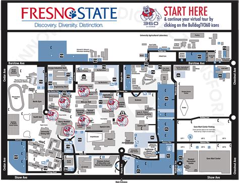 Fresno State Campus Map 2024 - Ellie Hesther