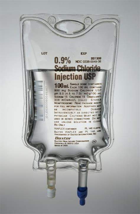 Sodium Chloride 0.9 IV Injection Solution 100mL - Medex Supply