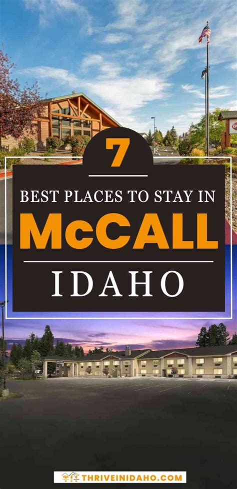 7 Best Hotels In McCall Idaho - Thrive In Idaho